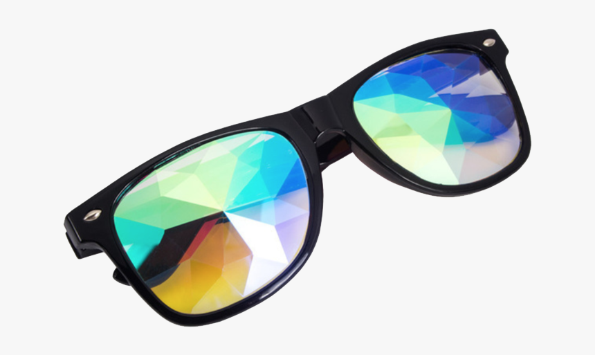 Kaleidoscope Glasses Rave, HD Png Download, Free Download