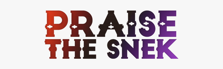 Praise The Snek - Graphic Design, HD Png Download - kindpng