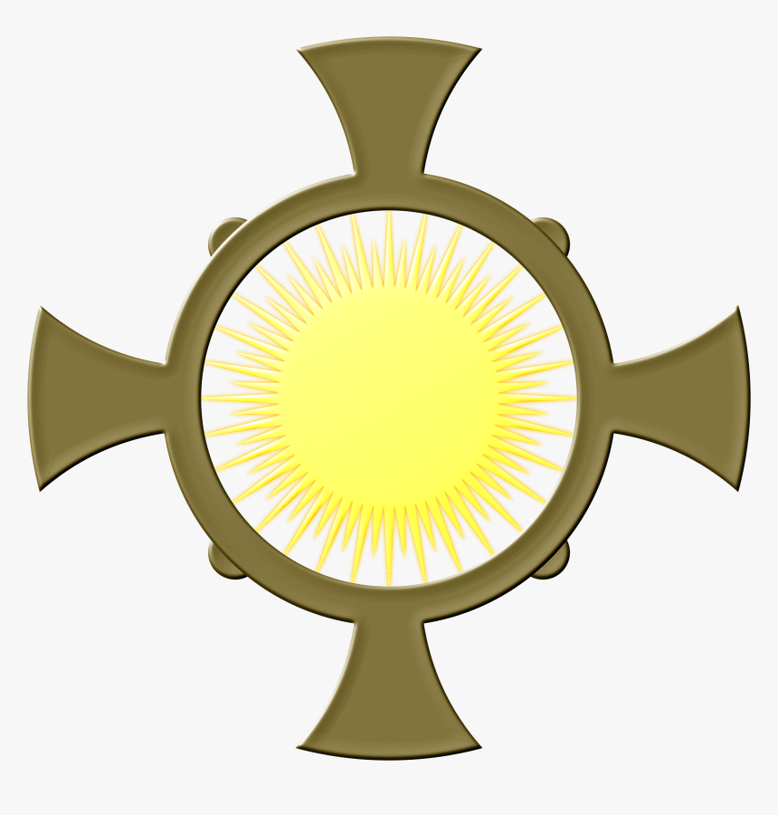 Circle,symbol,yellow - Monstrance Vector, HD Png Download, Free Download