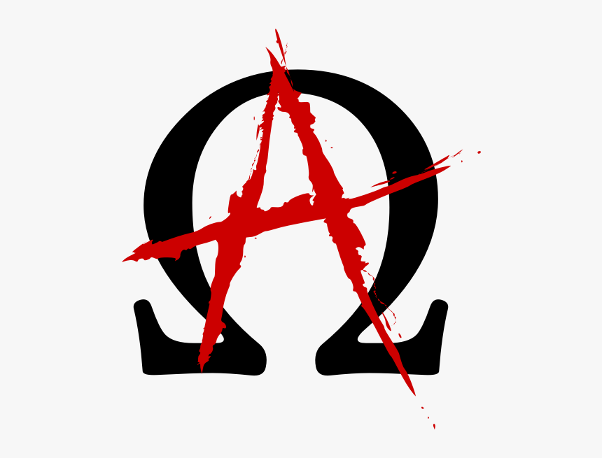 Symbol Of Christian Anarchism - Christian Symbols Alpha And Omega, HD Png Download, Free Download