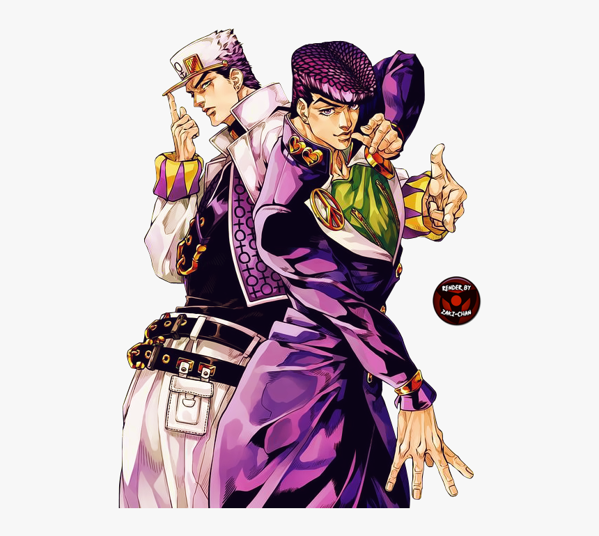 Josuke Y Jotaro Render Josuke Higashikata And Okuyasu Manga Hd Png Download Kindpng - josuke part 8 roblox