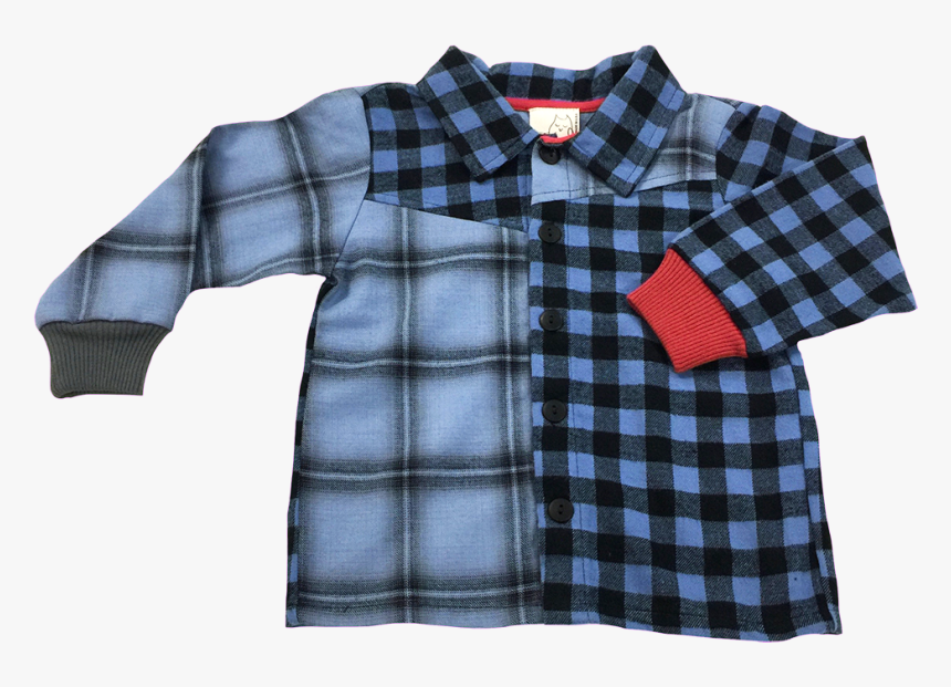 Blue Flannel - Hibou Clothing - Plaid, HD Png Download, Free Download