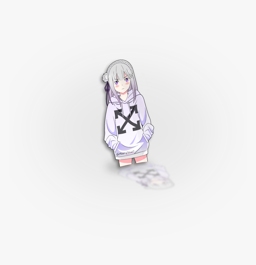 Image Of Emilia X Street Killer Die Cut - Cartoon, HD Png Download, Free Download