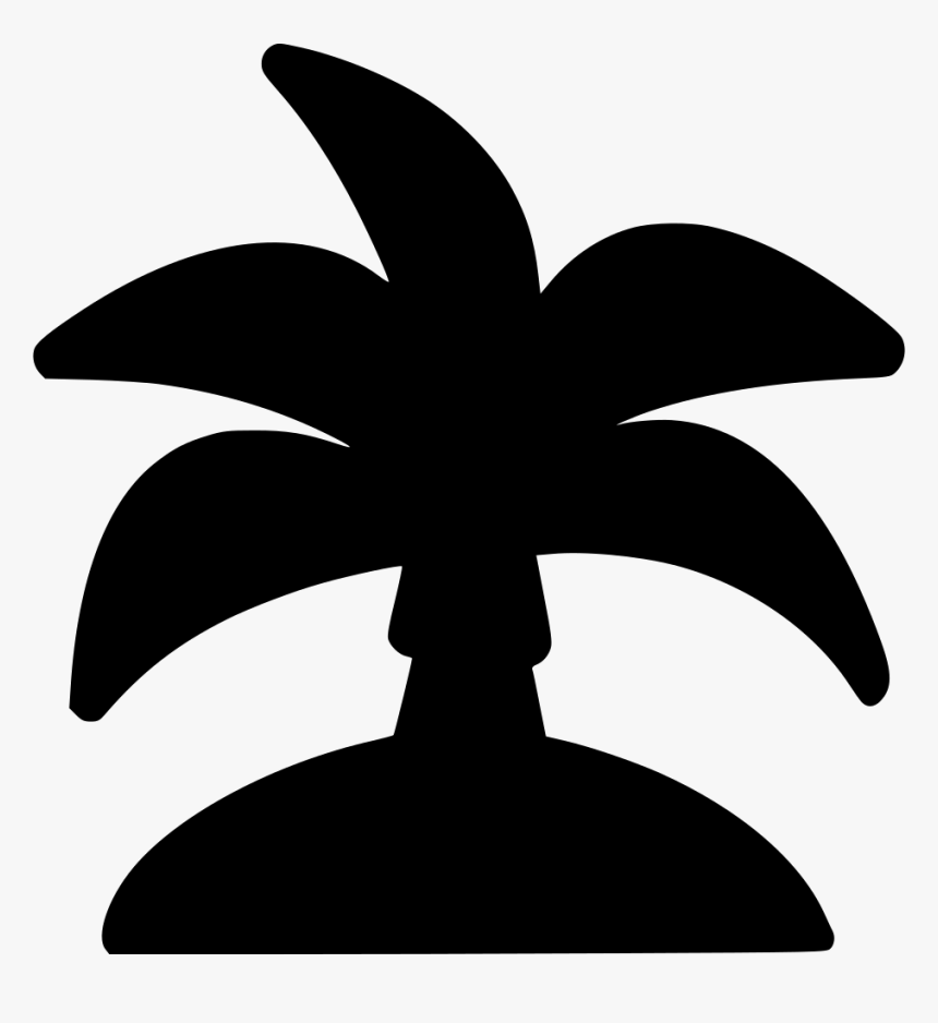 Palm Tree Island - Illustration, HD Png Download, Free Download