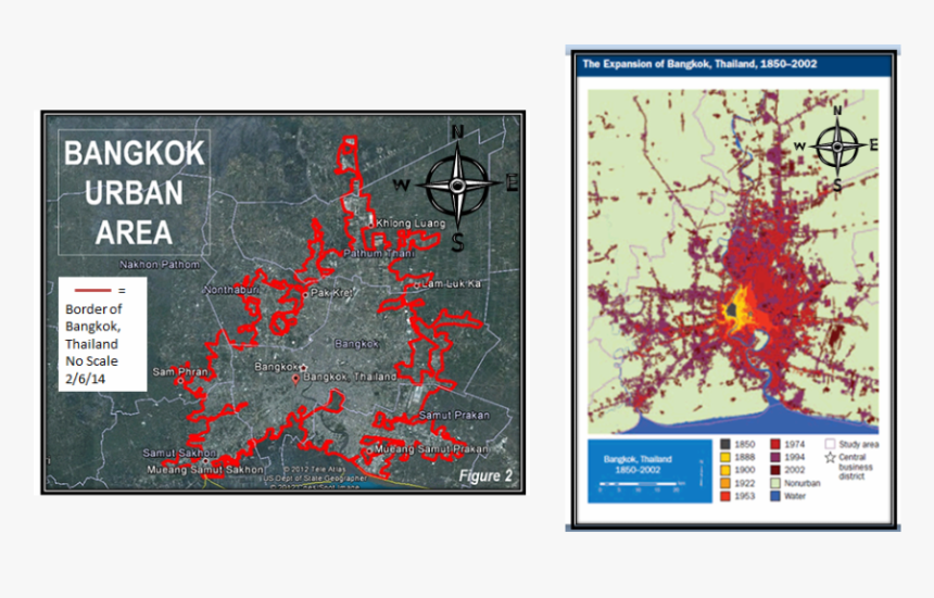 Picture - Urban Bangkok City Map, HD Png Download, Free Download