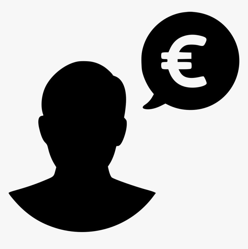 User Earnings Talk Person Euro Comments - Freedom Of Expression Icon, HD Png Download, Free Download