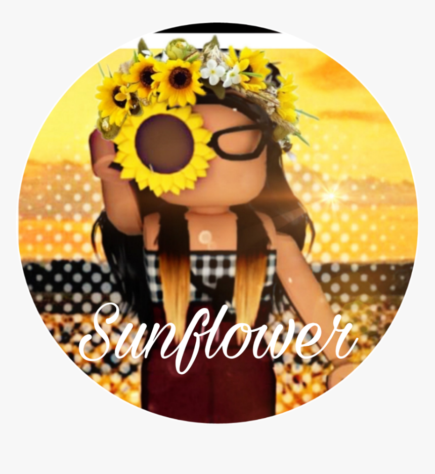 Random Gfx Roblox Girl Sunflower Cute Roblox Girl Gfx Hd Png Download Kindpng - aesthetic roblox characters with no face
