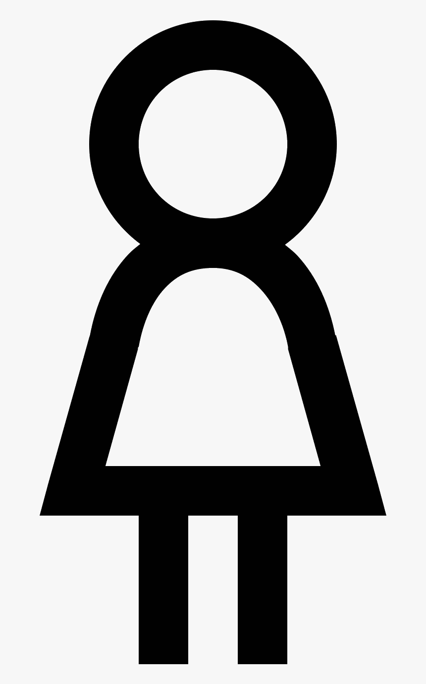 Logo Of The Girl Consists Of A Stick Figure With Two, HD Png Download ...