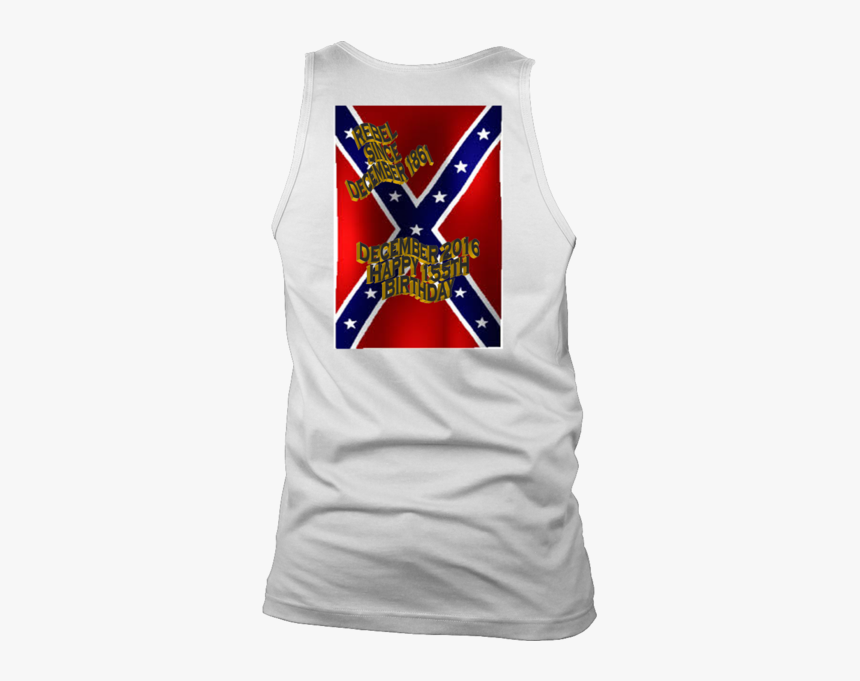 Rebel Til Im 6ft Under Mens Tank - Rebel Flag, HD Png Download, Free Download