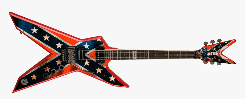 Dean Dime Dixie Rebel Guitar, HD Png Download, Free Download