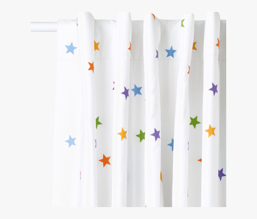 Children"s Blackout Curtains - Stars Stickers Design Wall, HD Png Download, Free Download