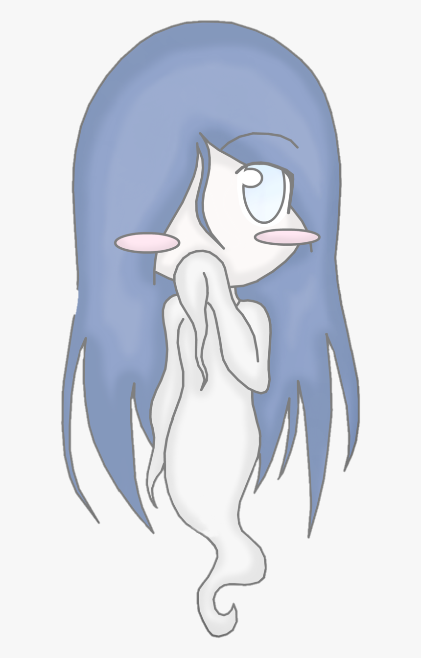 Ghost Chibi Animegirl Girl Anime Cute Colorful Cute Ghost Girl Png Transparent Png Kindpng