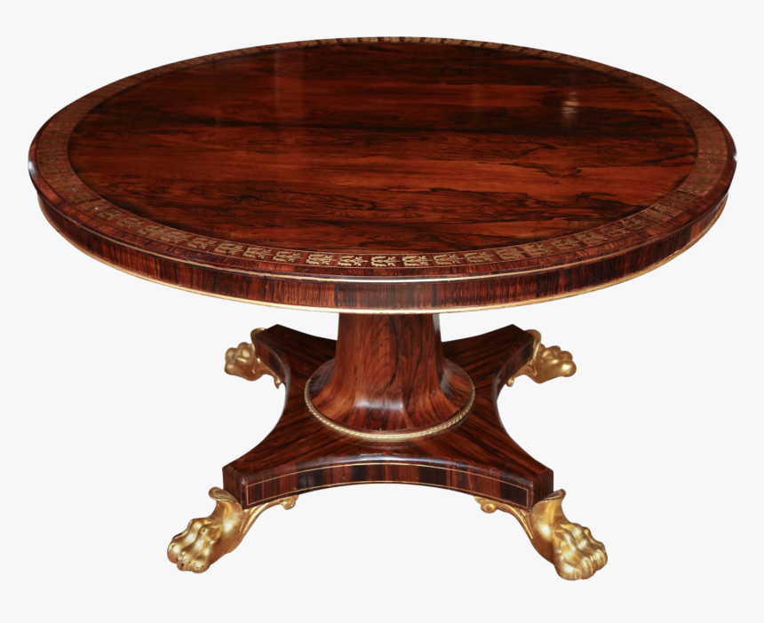 Fine Regency Rosewood Center Table"
 Class= - Coffee Table, HD Png Download, Free Download