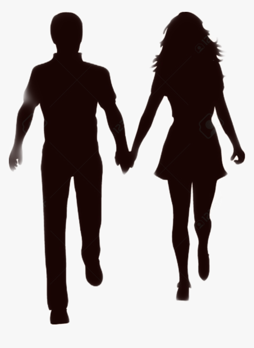 Couple Stickers Black And White, HD Png Download, Free Download