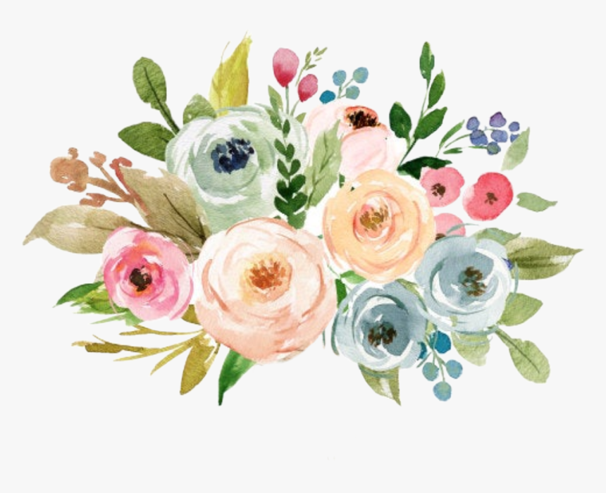 #watercolor #bouquet #flowers #floral #arrangement - Flower Bouquet, HD ...