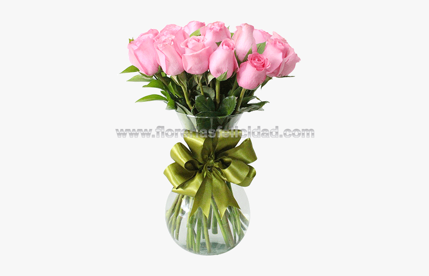 Florero Elegante 24 Rosas Rosas Florero Elegante 24 - Arreglos Elegantes De Rosas, HD Png Download, Free Download