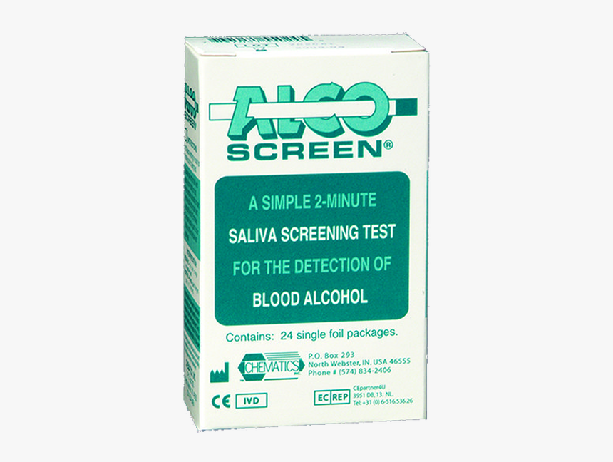 Alco Screen Saliva Alcohol Test, HD Png Download, Free Download