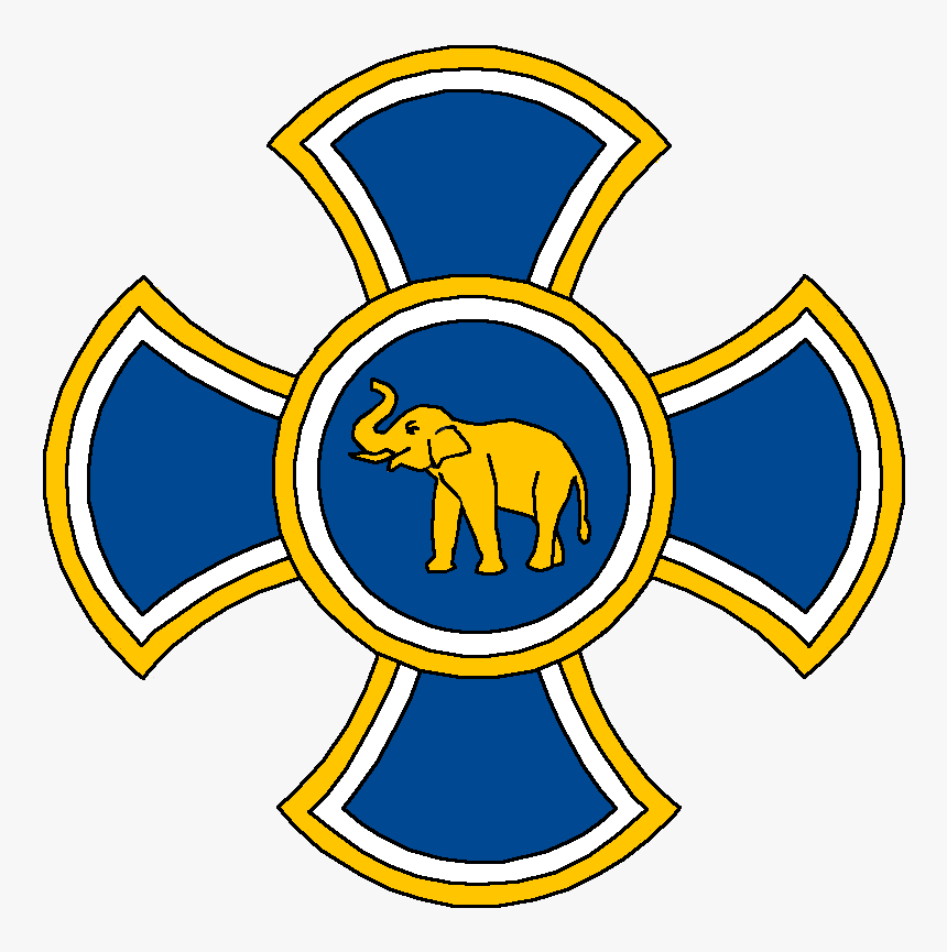 Royal Order Of The Elephant Of Godenu - Elephant Insignia, HD Png Download, Free Download