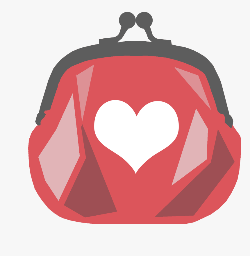 Dioad- Coin Purse Heart - Illustration, HD Png Download, Free Download