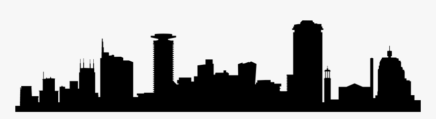 Transparent New York Skyline Silhouette Png - Transparent Background City Silhouette Png, Png Download, Free Download