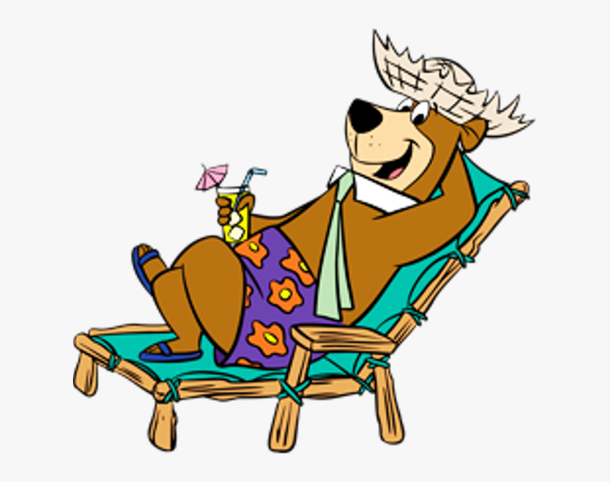 Transparent Cartoon Chair Png - Yogi Bear On Holidays, Png Download, Free Download