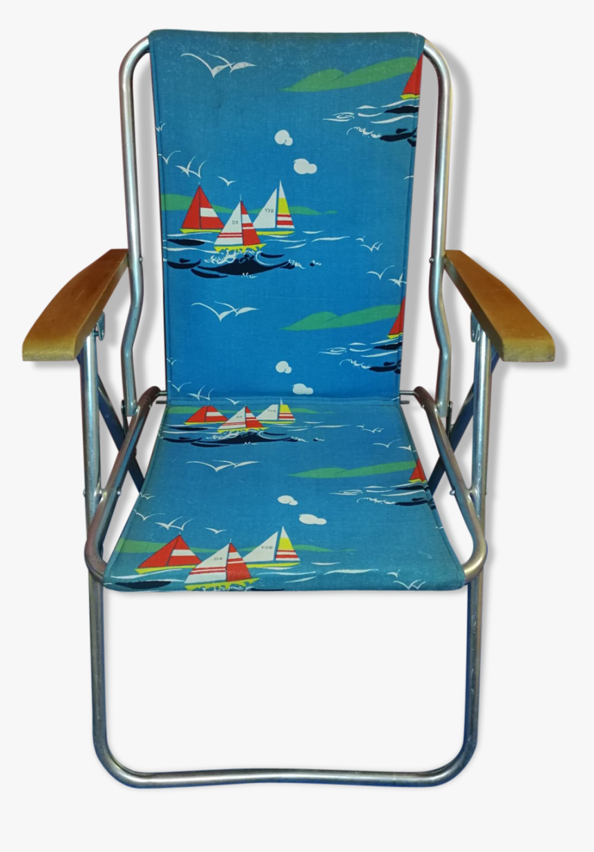 Camping Folding Chair Vintage - Dinghy, HD Png Download, Free Download