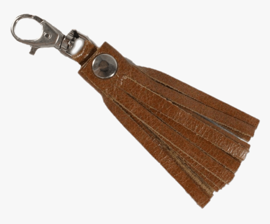 Leather Tassel Key Ring - Leather, HD Png Download, Free Download