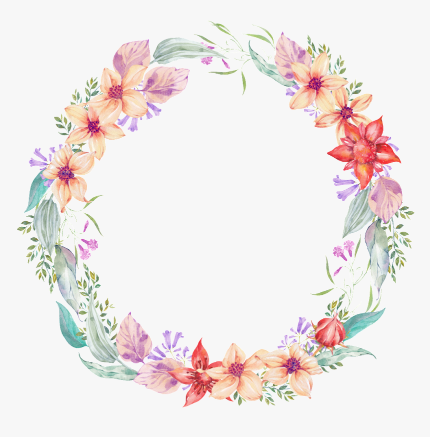 Garland Transparent Delicate Flower - Corona De Flores Png, Png Download, Free Download