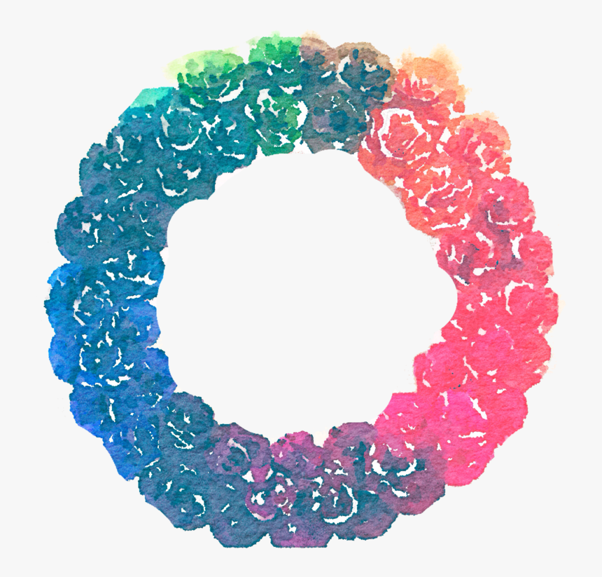 Transparent Free Watercolor Background Png - Rainbow Wreath Clipart Transparent, Png Download, Free Download