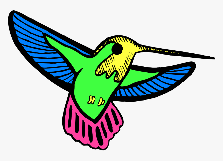 Bird Wings Hummingbird Free Picture - Clip Art, HD Png Download, Free Download