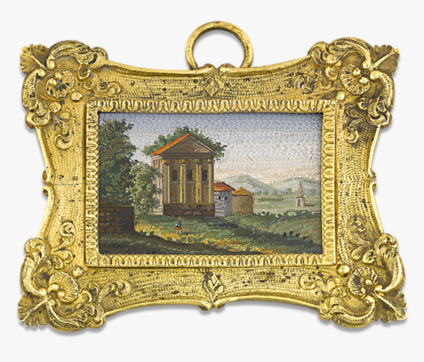 19th-century Italian Micromosaic Plaque - Picture Frame, HD Png Download, Free Download