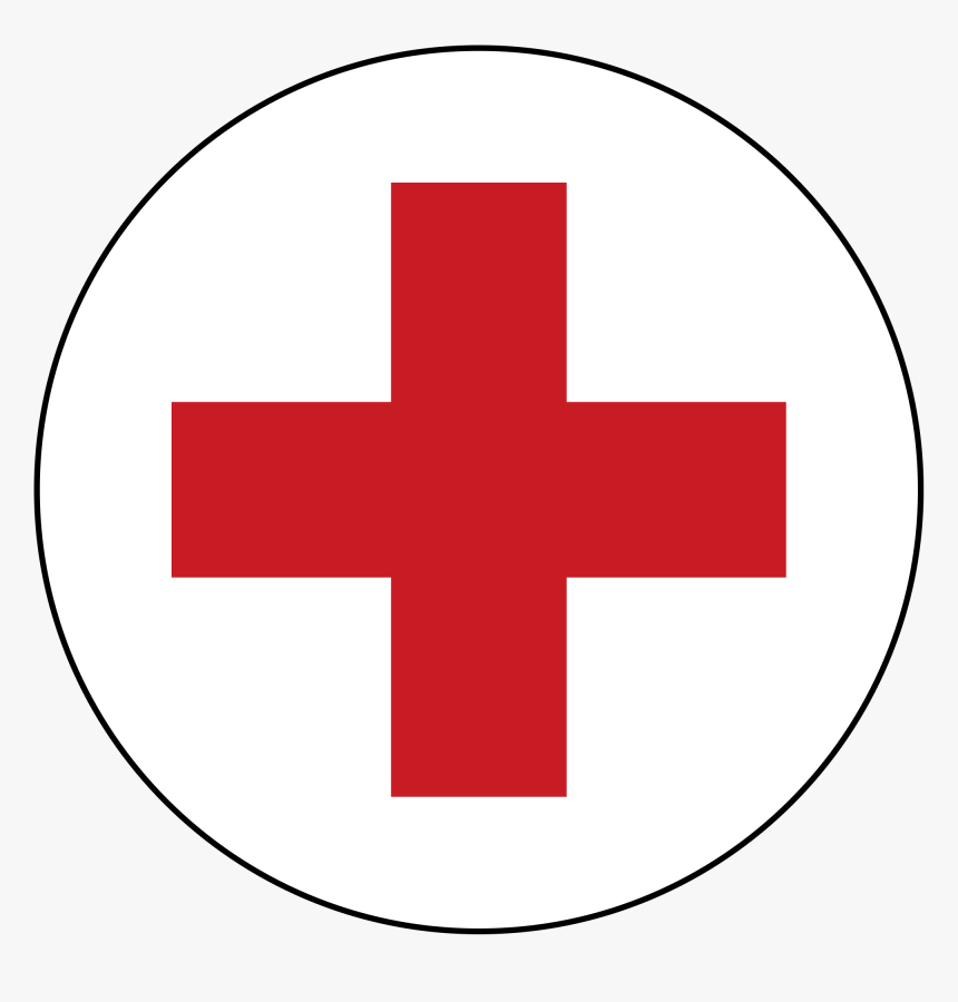 Roundel Of The Red Cross - Red Cross Svg With Circle, HD Png Download, Free Download