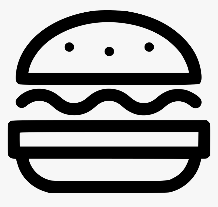 Burger Svg Png Icon Free Download 545640 Clip Web Art - Vector Burger Logo Png, Transparent Png, Free Download