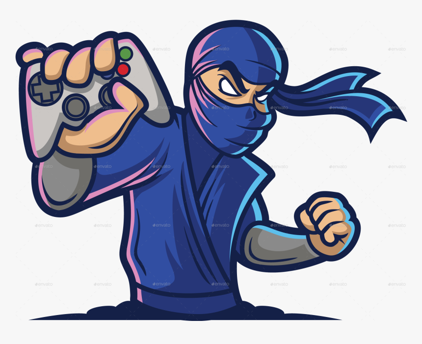 Gaming Ninja Logo Template - Ninja Gaming Logo Png, Transparent Png, Free Download