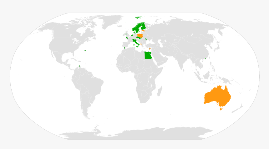 English Proficiency World Map, HD Png Download, Free Download