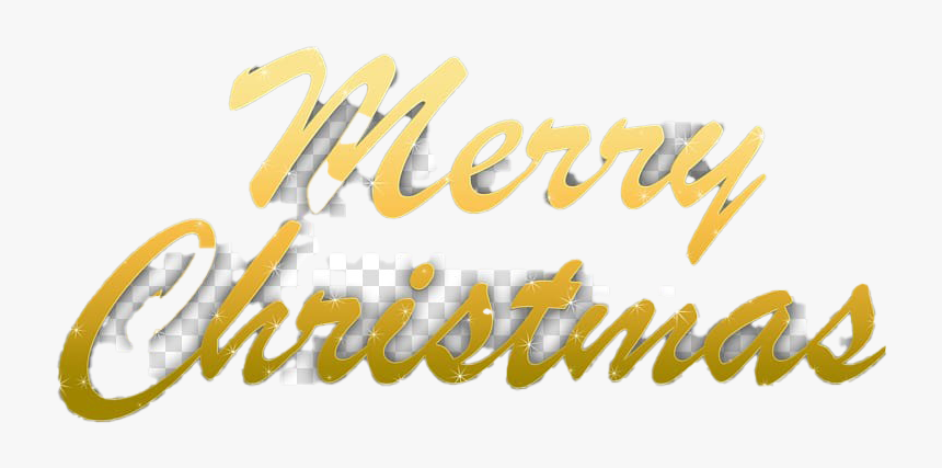 Merry Christmas Png Transparent Image - Calligraphy, Png Download, Free Download