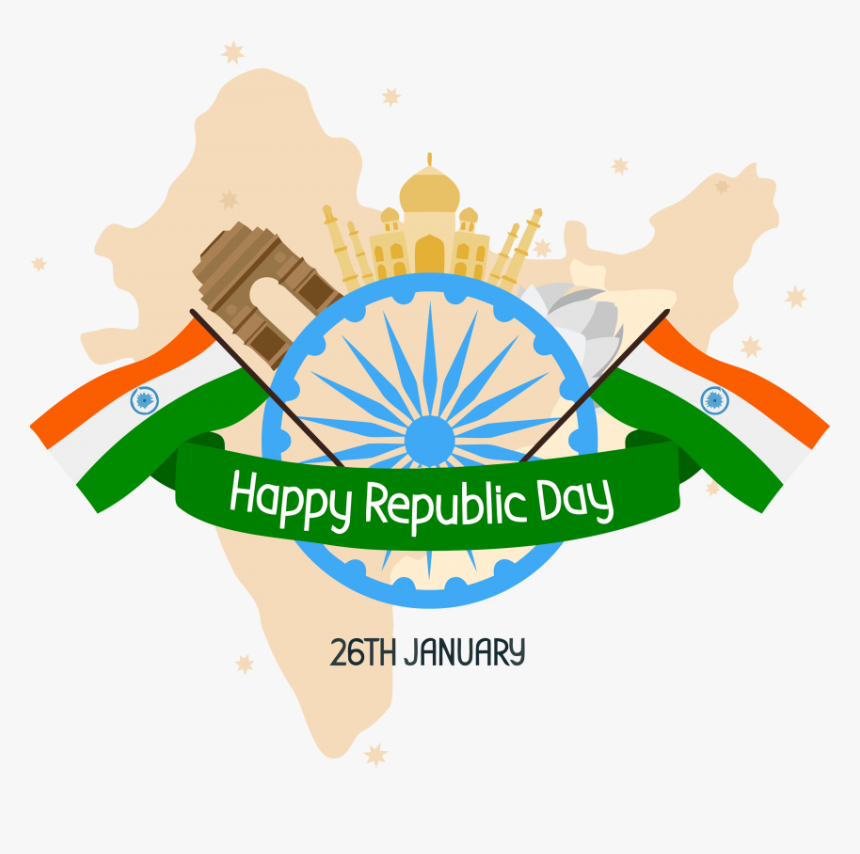 Happy Republic Day Png, Transparent Png, Free Download