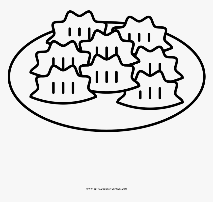 Scallops Coloring Page - Line Art, HD Png Download, Free Download