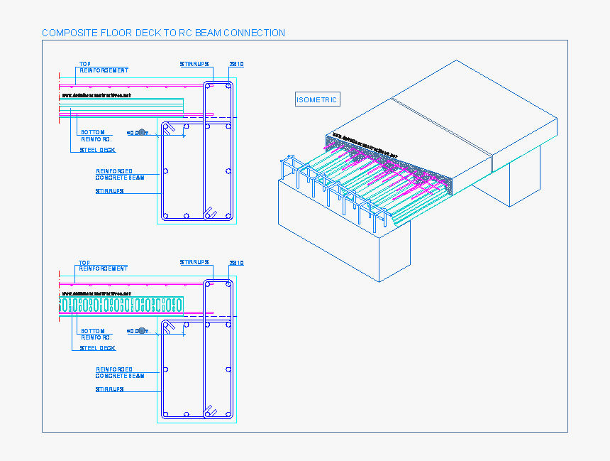 Steel Deck On Concrete Beam Hd Png Download Kindpng