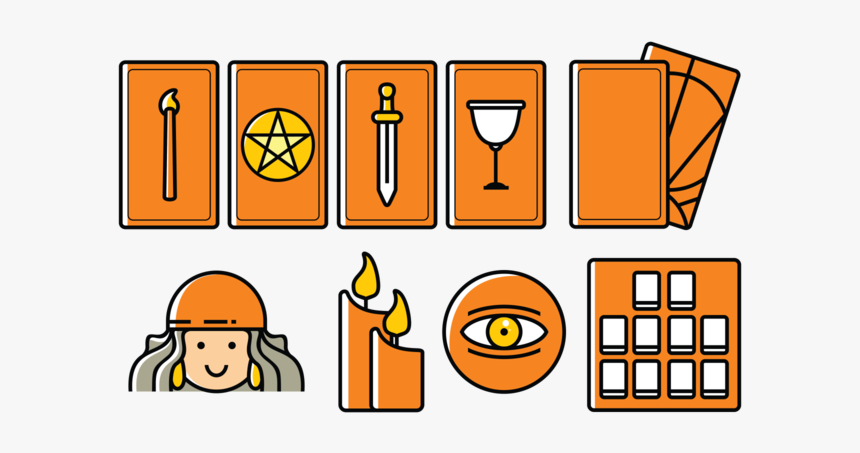 Vector Iconos De Tarot, HD Png Download, Free Download