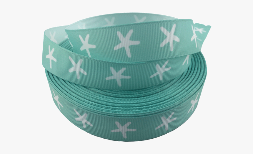 Ribbons [tag] Star Fish Grosgrain Ribbons 7/8″, Aqua - Coin Purse, HD Png Download, Free Download