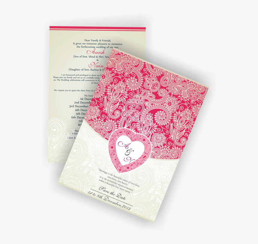 Friends Wedding Card Design Png, Transparent Png, Free Download