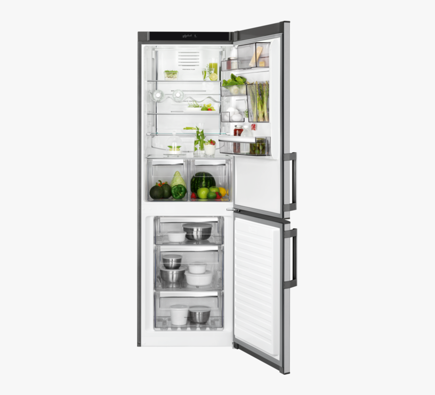 Aeg Frost Free Freestanding Fridge Freezer - Aeg Rcb53324mx, HD Png Download, Free Download