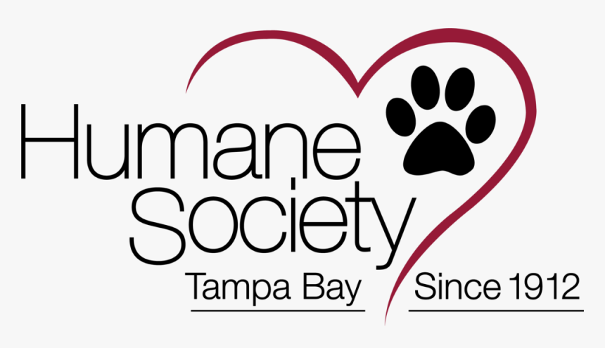 2018 Hstblogo Vertical Blackred - Humane Society Of Tampa Bay, HD Png Download, Free Download