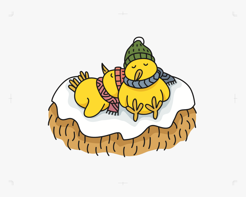 Sleeping Chicks - Chicks Sleeping Clipart, HD Png Download, Free Download