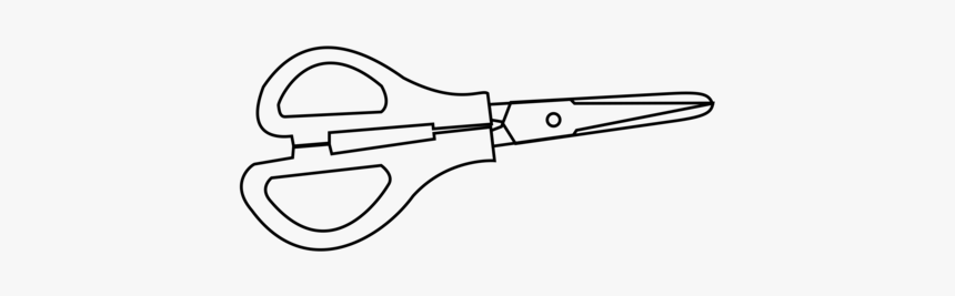 Shears Drawing Color Transparent & Png Clipart Free - Coloring Scissors, Png Download, Free Download