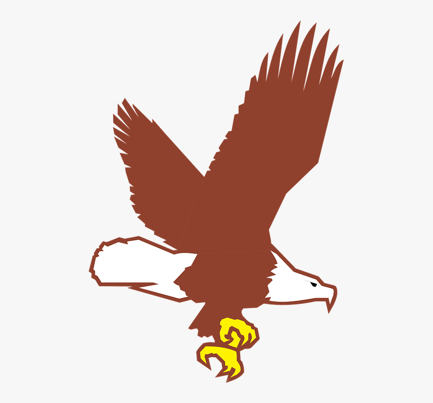 Cartoon Flying Eagle Clip Art, HD Png Download, Free Download