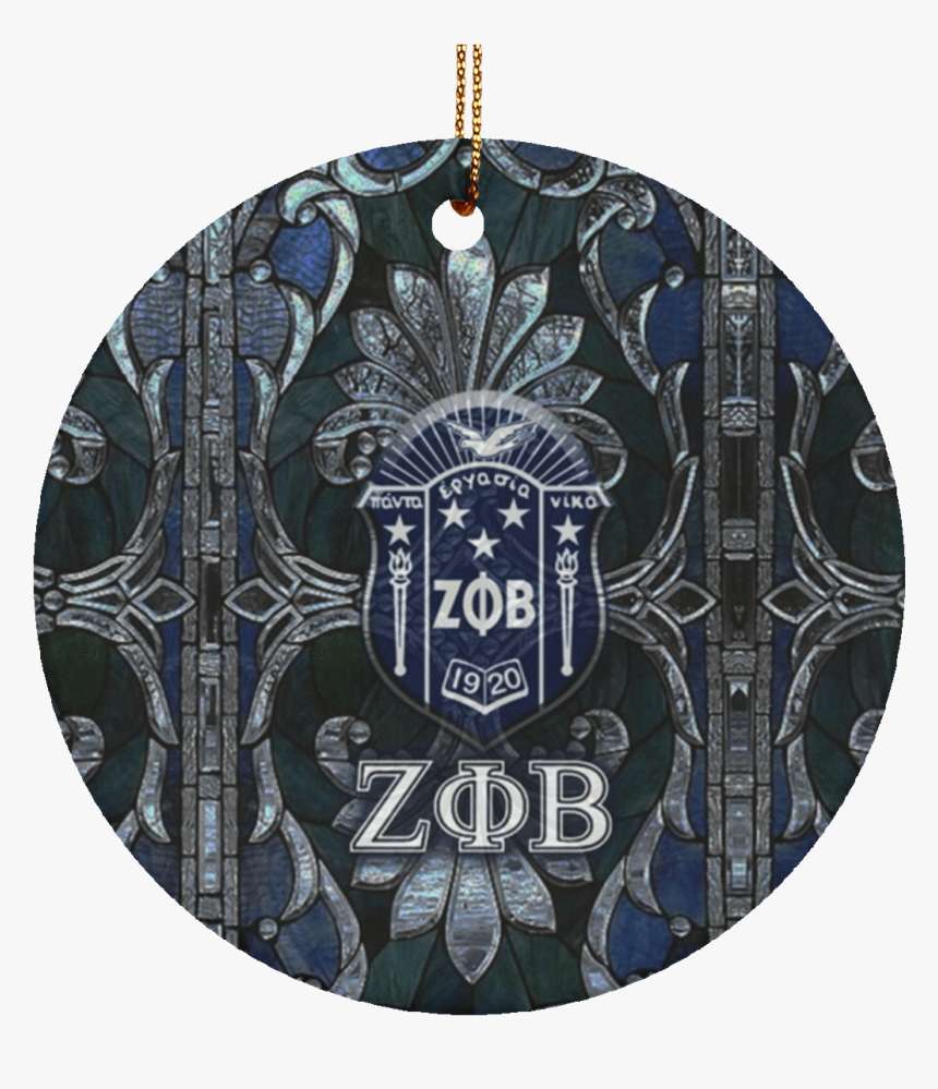 Zeta Phi Beta Circle Ornament - Emblem, HD Png Download, Free Download