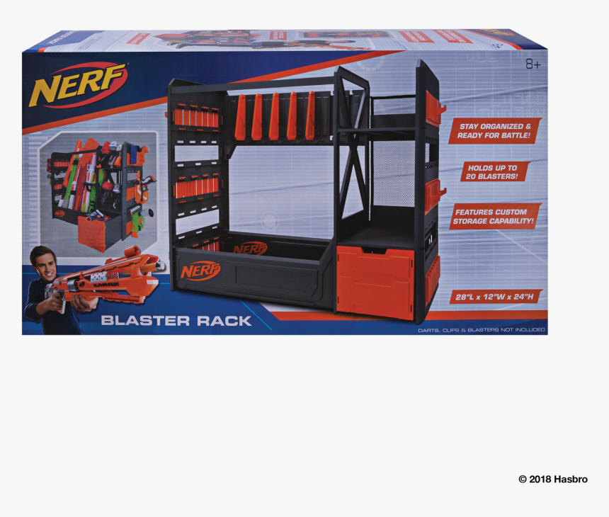 Nerf Elite Blaster Rack Png Nerf Rack - Nerf Elite Blaster Rack, Transparent Png, Free Download