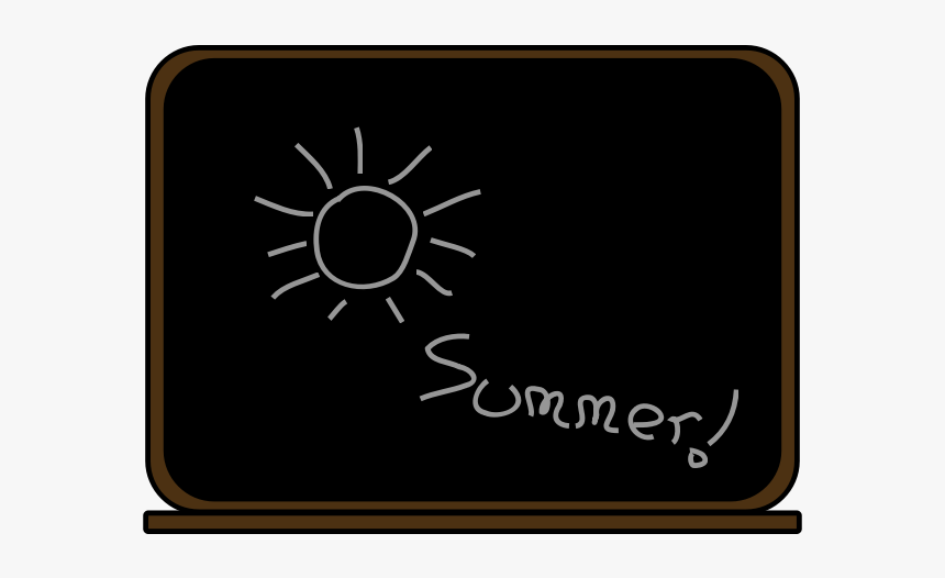 Vector Clip Art Of Blackboard - Summer School Clip Art, HD Png Download, Free Download